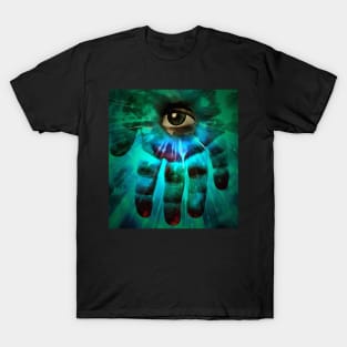 Eye on human palm T-Shirt